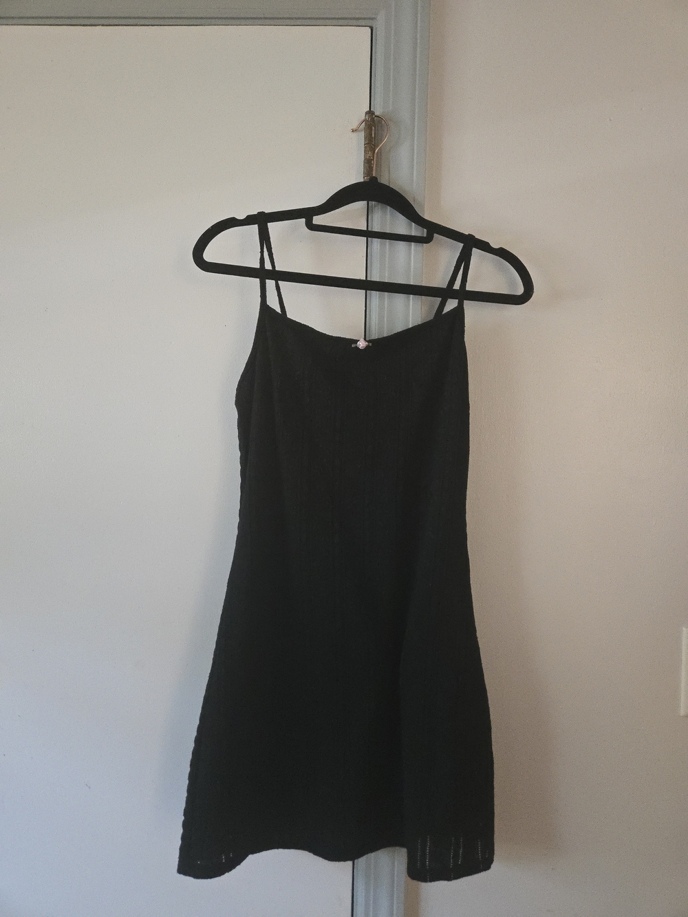 wild fable Black Mini Slip Dress
